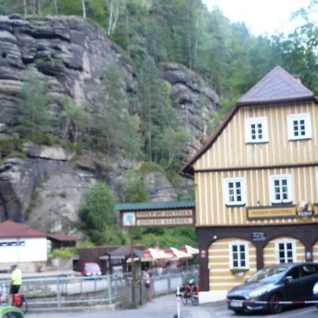 Pension Soutesky Hřensko Exteriör bild