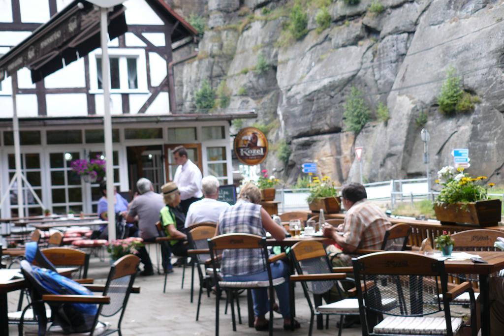 Pension Soutesky Hřensko Exteriör bild